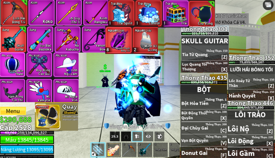  - lưỡi hái guitar dư sprit control quay owend